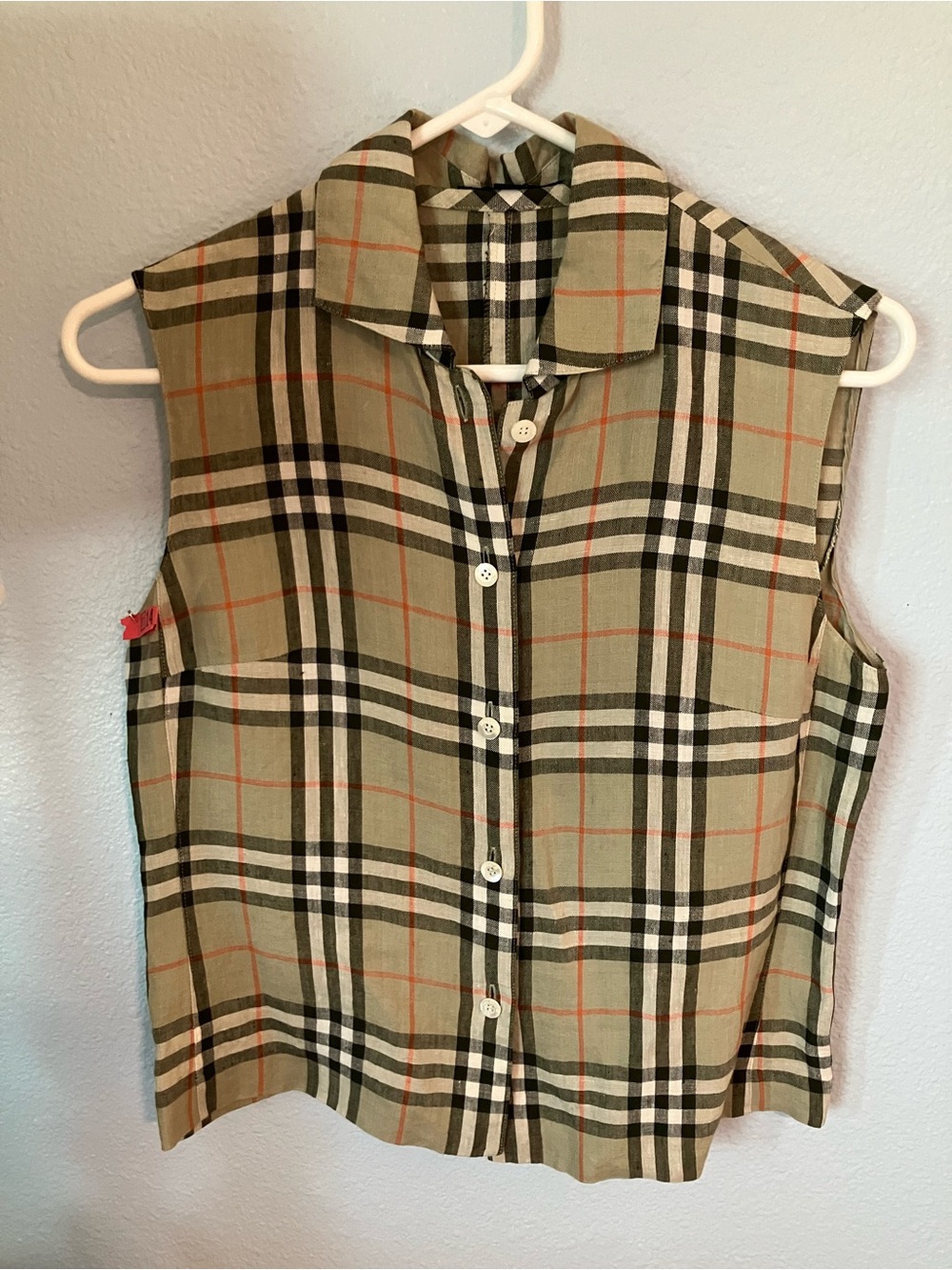 Authentic Burberry Set- Sleeveless Top and Skirt